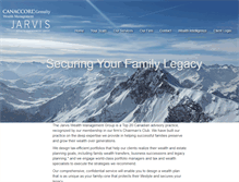 Tablet Screenshot of jarviswealthmanagement.com